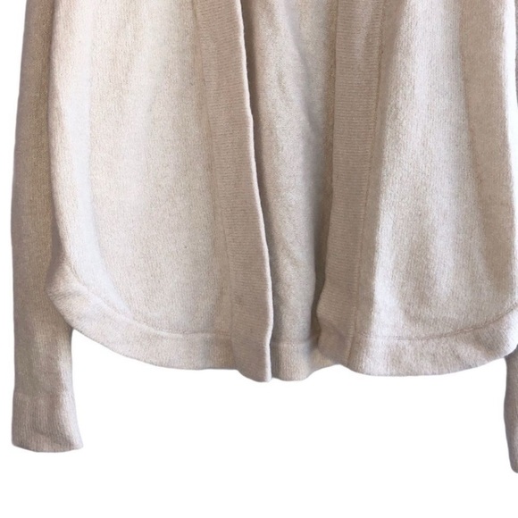 Loft Cardigan Oversize Small Petite SP Merino Wool Blend Soft Comfy beige… - Picture 2 of 6